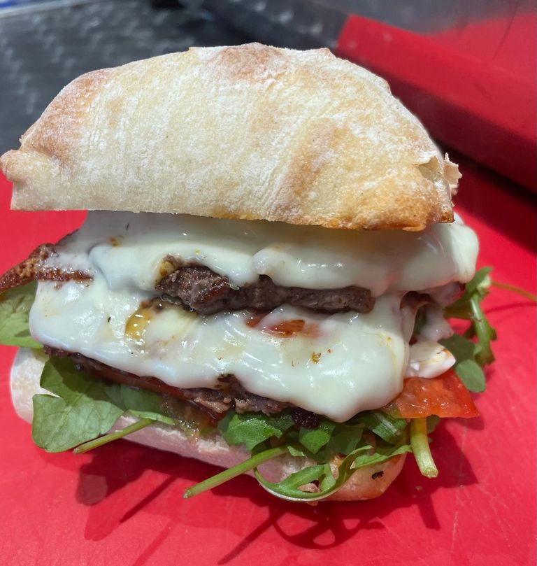 The "Billy Buster" breakfast Bap